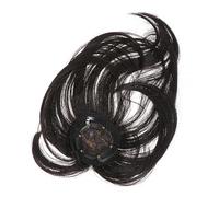 FRCOLOR Hair Extensions for Women Clip in Air Bangs Curly Fringe Bang Wig Fringe