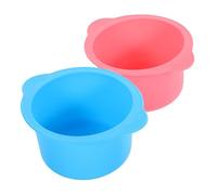 FRCOLOR Hair Removal Wax Warmer Bowl Set 400ml Silicone Wax Pot Liner Beauty Mask Bowl for Waxing Supplies