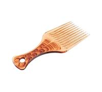 FRCOLOR Hairdressing Comb Coffee Smooth Hair Pick Comb for Hairstyle for Curly Hair