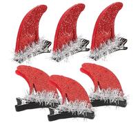 FRCOLOR Halloween Accessory Set 3 Pairs Demon Horns Barrettes Horn Hair Clips Headband for Women and Teens