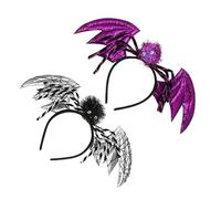 FRCOLOR Halloween Bat Wings Headband Spider Headband Masquerade Party Accessory