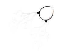 FRCOLOR Halloween Party Decoration Witch Horn Shaped Hair Hoop Darkly Style Hairwear Comfortable Headband Unique Head Accessory