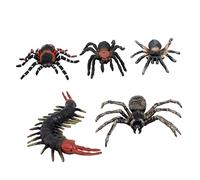 FRCOLOR Halloween Spider Centipede Realistic Fake Animal Models for Home Decor Teaching and Trick Pranks Fun Halloween Decorations for Imaginative Play