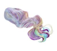 FRCOLOR Halloween Wig Long Wave Curly Hair Wig Makeup Prop for Festival Ball Party