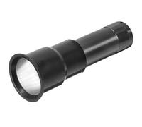 FRCOLOR Handheld Egg Candler Lamp Portable Egg Tester for Chicken Duck Goose Farm Use with Cold Light High Light Black Aluminum Alloy ABS 4X1.4 Inch
