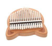 FRCOLOR Handheld Kalimba Piano for Beginners Portable Thumb Piano with Wooden Construction Musical Instrument for Compact Design for Easy Carrying and Versatile Sound Production