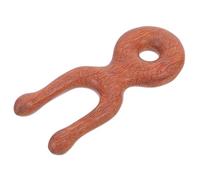 FRCOLOR Handheld Wooden Comb Wooden Foot Massage Tool Comfortable Grip Versatile Use Long Handle Design Comb-Like Structure for Office and Home Relaxation