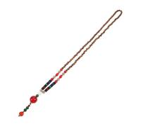 FRCOLOR Handmade Boho Wooden Bead Pendant Unisex Bodhi Jewelry for Spiritual Comfort for Casual Formal Attire