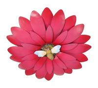 FRCOLOR Handmade Metal Sunflower Hanging Wall Decor with Fine Workmanship, Creative 3d Wall Art Decoration for Office and Outdoor Use