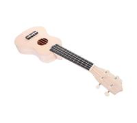 FRCOLOR Handmade Ukulele DIY Kit for Beginners Assemble Wooden Guitar Instrument with Complete Material Pack Safe Non-toxic Components for Students and Gifts