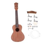 FRCOLOR Handmade Ukulele DIY Kit with Lightweight Compact Ukulele Materials for Parent Creative Fun and Musical Crafting Safe Non Toxic Small Guitar