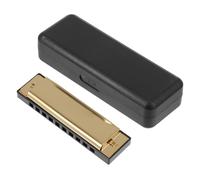 FRCOLOR Harmonica Musical Instrument Small Harmonica for Beginners and Intermediate Players for Blues Folk and Jazz Music Use As Small Instrument for Travel Practice