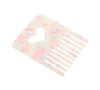 FRCOLOR Heart Shaped Hair Comb for Women Styling Combs Curly Hair Dandruff Highlight Side Haircut