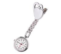 FRCOLOR Heart Shaped Watch Nurse Pocket Watch for Decor Use in Hospitals Homes Made of Quality Material