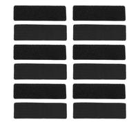 FRCOLOR Heavy Duty Hanging Rug Fixers 25pcs Black Backed Strips Nylon-Polyester Blend for Indoor Use on Rugs and Blankets in Offices and Schools