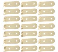 FRCOLOR Heavy Duty Iron Hinges Easy to Open and Close 30pcs with Retro Bright Colour Design for Wooden Jewelry Cases and Small Drawers for DIY Woodworking and Wooden Boxes Decoration