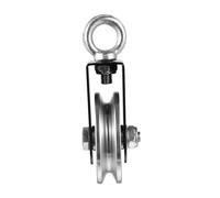 FRCOLOR Heavy Duty Silent Bearing Lifting Pulley Wheel for Gym Equipment Anti-rust Swivel Pulley with Smooth Rotation for Strength Training and Home Gym Cable Systems