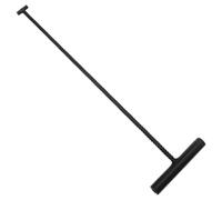 FRCOLOR Heavy Duty Stainless Steel Manhole Cover Lifting Hook with Ergonomic T-shaped Handle and Stable Design for Emergency Repairs and City Road Work