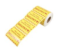 FRCOLOR Heavy Duty Warning Stickers Overweight Caution Labels for Shipping Moving Packing Clear Adhesive Over Package Warning Tags Easy Stick Logistics Handling Labels