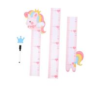 FRCOLOR Height Measuring Sticker with Cartoon Animals Self-Adhesive Growth Chart Wall Decals for Boys and Decoration Removable Height Sticker for Easy Growth Tracking