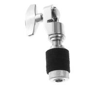 FRCOLOR Hi-Hat Clutch for Jazz Drum Percussion Accessories - Adjustable Nut Metal Cymbal Stand with Simple Installation, Black Drum Set Accessory for Studio and Live Performance