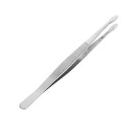 FRCOLOR High Precision Stainless Steel Stamp Tweezers Static Esd Metal Tongs for Philately Collectors Lightweight Portable Tools for Stamp Documents Jewelry