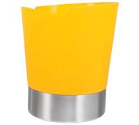 FRCOLOR Holder Kitchen Chopsticks Draining Storage Holder Three-grid Bucket and Stainless-steel Material Easy to Use and Clean Elegant Modern Design for Kitchen Use Random Color