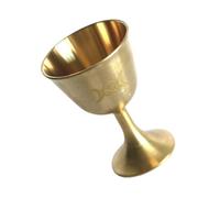FRCOLOR Holy Brass Cup Religion Ornament Retro Style Pure Copper Material Easy to Decorate and Place Suitable for Family Sacrifices and Religious Ceremonies