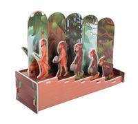 FRCOLOR Human Evolution Puzzle Model for and Adults - STEM Educational Science, Wooden Brain Teaser with Human Body Parts, Interactive Learning Game for Biology and History Enthusiasts