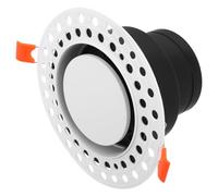 FRCOLOR HVAC Air Vent Cover with Concealed Design and Easy Installation, Abs Material, Flush Mount Recessed Circular Air Outlet, Fit 75mm Diameter Hose for Attic and Residential HVAC