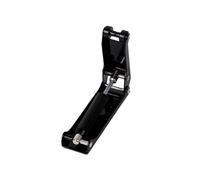 FRCOLOR Hydraulic Pressure Fallboard Decelerator Ultra-thin Metal Piano Slow Closing Device Soft Fallboard Protector for Upright Pianos Easy Installation Black