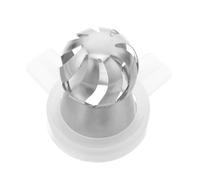 FRCOLOR Ice Cream Maker Accessories Flower Shaped Stainless Steel Cap with Unique Design Versatile Options for Increased Production Efficiency for Small Commercial Events and Family