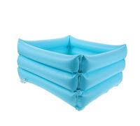 FRCOLOR Inflatable Foldable Foot Soak Basin for Travel and Home Use Quick Inflate PVC Foot Bath Tub Lightweight Portable for Camping Relaxation Indoor and Outdoor Spa