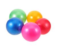 FRCOLOR Inflatable Playground Balls with Easy to Grip and Wear Resistant Design 5pcs for 6 Inch Plastic Dodgeballs for Outdoor Play and Summer Beach Parties