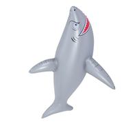 FRCOLOR Inflatable Shark PVC Large Lifelike Pool Float for Water Play Birthday Party Outdoor Activities and Reusable Animal Balloon
