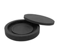 FRCOLOR Inkstone Tray with Lid for Chinese Calligraphy Ink Grinding Stone Ink Well Accessory for Calligraphy Practice and Moisture Preservation