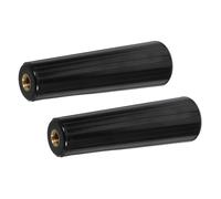 FRCOLOR Insulated Rotisserie Tool Replacement Handles with M8 Thread Design 2pcs Heat Resistant Bakelite and Copper Material, Sturdy Barbecue Handle Attachments for Outdoor Grilling