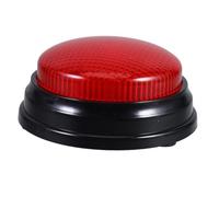 FRCOLOR Interactive Quiz Buzzer Game Button for Family and Classroom Safe Red Educational Buzzer Boosting Quick Thinking Reaction and Cognitive Skills for Parties and Learning