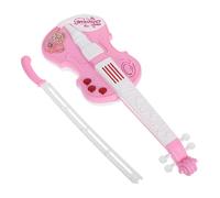 FRCOLOR Interactive Violin with Sound Effects and High Sensitivity Buttons Portable Electronic Musical Instrument for Music Learning and Early Art Education