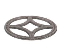 FRCOLOR Iron Decorative Fence Insert Intricate Patterns in Coffee Colour, Easy Installation, Stylish Outdoor Fence Decor Accessory for Garden, Patio Wall, and Gate Enhancement