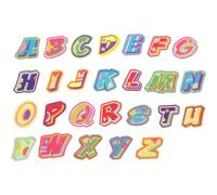 FRCOLOR Iron on Letters Patch Set for Clothes and Bags, Polyester Embroidered Appliques with Multi-use Design, Practical DIY Craft Patches in Assorted Colours for Easy Heat Transfer