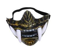 FRCOLOR Japanese Cosplay Hannya Mask Decorative Party Prop Breathable Material for Halloween Masquerade Traditional Theater Performance Accessory