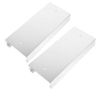 FRCOLOR Jar Organizer Rack 2Pcs Metal Hanging Holder for Food Storage under Kitchen Cabinet Suitable for Pantry Shelves