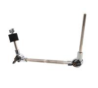 FRCOLOR Jazz Drum Accessories Cymbal Stand Holder Clamp for Splash Cymbals Cowbells Drum Hardware Mounting Bracket Extension Arm Metal Screw Hand in Short Version