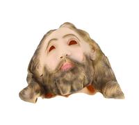 FRCOLOR Jesus Head Mask Realistic Latex Christmas Festival Masquerade Prop for Parties and Cosplay Unique Design with Fine Craftsmanship for Stage Performances and Celebrations
