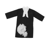 FRCOLOR Judge Costume for Boys and Realistic Lawyer Robe with Soft Breathable Fabric Reusable Courtroom Outfit for Halloween Parties Career Day and Role Playing Events
