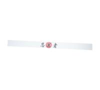 FRCOLOR Karate Sports Headband Comfortable and Sturdy for Kitchen Use Japanese Style Breathable Polyester Chef Headband White Head Strap Suitable for People of Different Figures