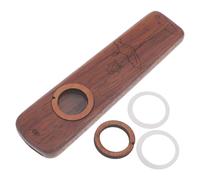FRCOLOR Kazoo for Beginners Durable Walnut Kazoo Musical Instrument Portable Lightweight Ukulele Violin Piano Accompaniment Easy to Play Adult Instrument