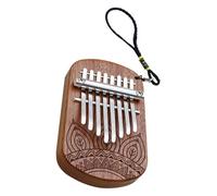FRCOLOR Key Small Kalimba Thumb Piano Wooden Finger Musical Instrument for Beginners and Adults Portable Mini Thumb Piano for School Party Outdoor and Family Music Playing