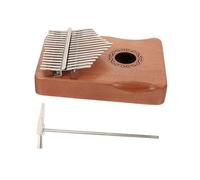 FRCOLOR Keys Kalimba Thumb Piano Instrument for Beginners Beautiful Wood Finish Comfortable Arc Design Portable and Easy to Play for Music Lovers